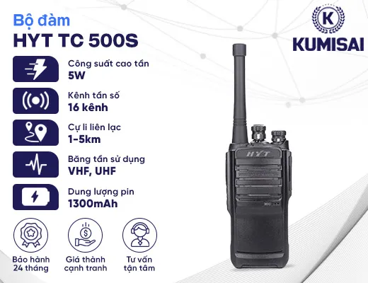 Máy bộ đàm cầm tay HYT TC 500S - 2